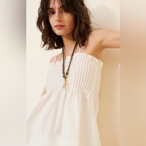 Wayf pleated cami top sz M